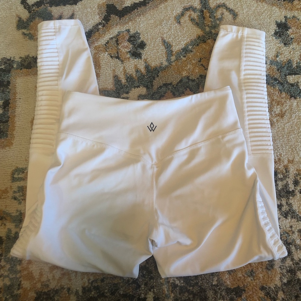 Workout empire white leggings